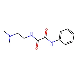 N-[2-(dimethylamino)ethyl]-N'-phenylethanediamide structure