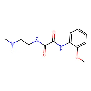 N-[2-(dimethylamino)ethyl]-N'-(2-methoxyphenyl)ethanediamide structure