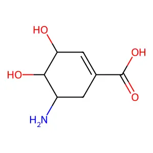 氨基莽草酸 structure
