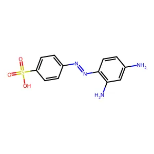 1,3-Diamino-4-(p-sulfophenylazo)benzene structure