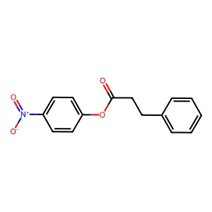 4-Nitrophenyl 3-phenylpropanoate structure