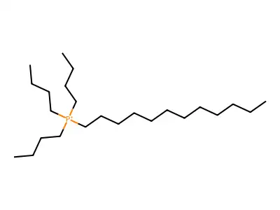 Tributyl(dodecyl)phosphanium structure