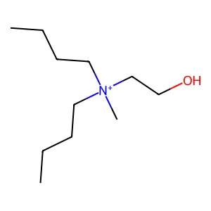 Dibutyl-(2-hydroxyethyl)-methylazanium structure