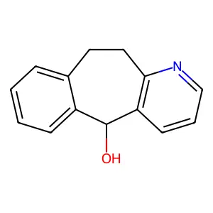 5H-Benzo(4,5)cyclohepta(1,2-b)pyridin-5-ol, 10,11-dihydro- structure