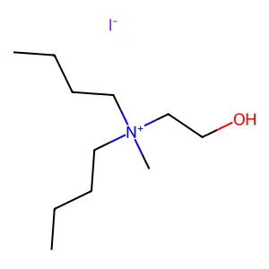 Choline, dibutyl-, iodide structure