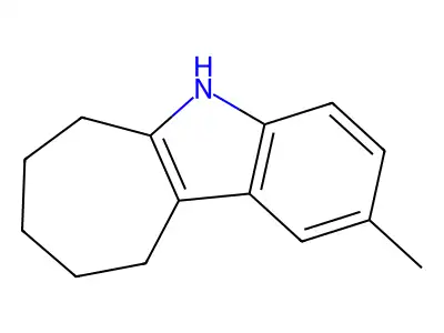 2-Methyl-5,6,7,8,9,10-hexahydrocyclohepta[b]indole structure