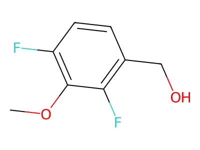 2,4-Difluoro-3-methoxybenzyl alcohol structure