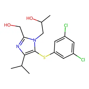 1-(3,4-dichlorophenyl)-N-(9H-fluoren-2-yl)methanimine structure