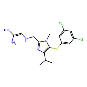 Rhodate(3-), hexachloro-, sodium (1:3), (OC-6-11)- structure
