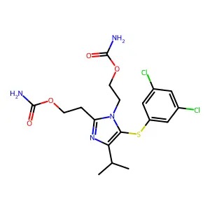5-(1-Azido-2-chloroethyl)-2'-deoxyuridine structure
