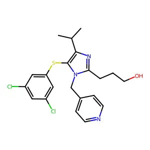 (5r,6s)-2-Amino-5-hydroxy-6-(hydroxymethyl)cyclohexa-1,3-diene-1-carbonitrile structure