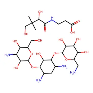 Kanamycin monopantothenate structure
