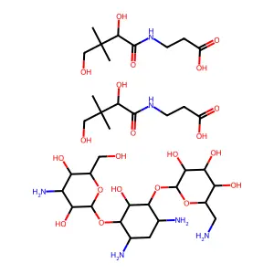 Kanamycin dipantothenate structure