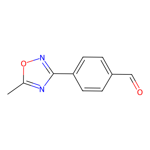 4-(5-Methyl-1,2,4-oxadiazol-3-yl)benzaldehyde structure