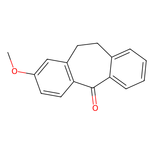 2-Methoxy-dibenzosuberone structure