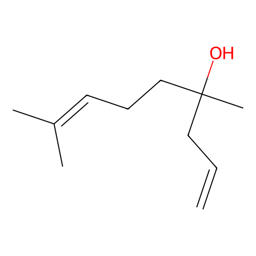 4,8-Dimethyl-1,7-nonadien-4-ol structure
