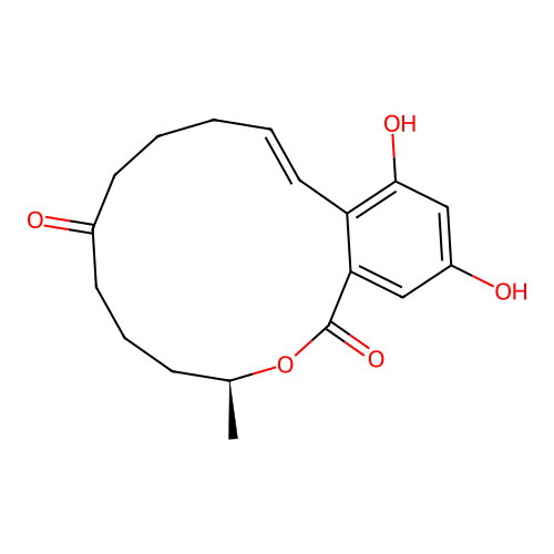 玉米赤霉烯酮 structure