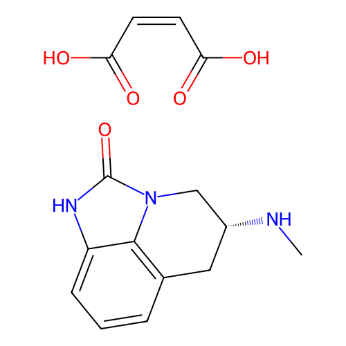 Sumanirole maleate structure
