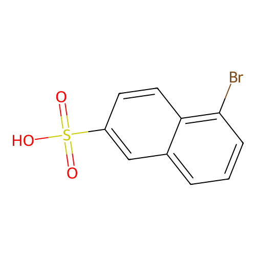 5-bromonaphthalene-2-sulfonic Acid structure