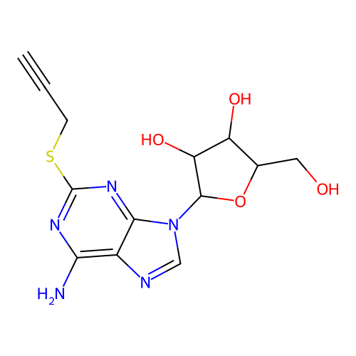 C13H15N5O4S structure