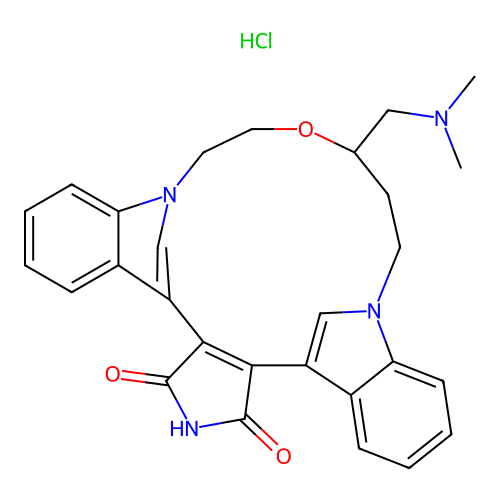 Ruboxistaurin HCl structure
