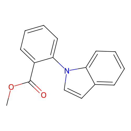 Methyl 2-(1H-indol-1-yl)benzoate structure