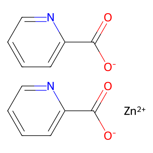 吡啶-2-甲酸锌 structure