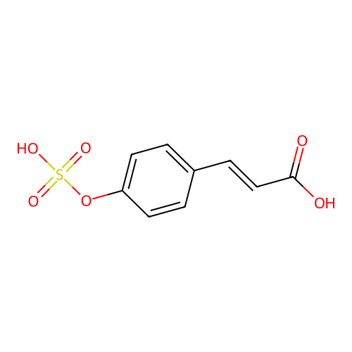 Zosteric acid structure