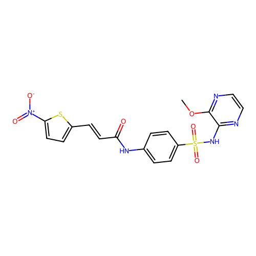 Necrosulfonamide structure