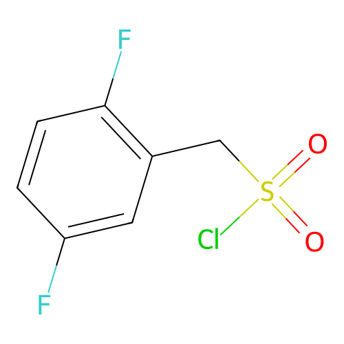 (2,5-difluorophenyl)methanesulfonyl Chloride structure