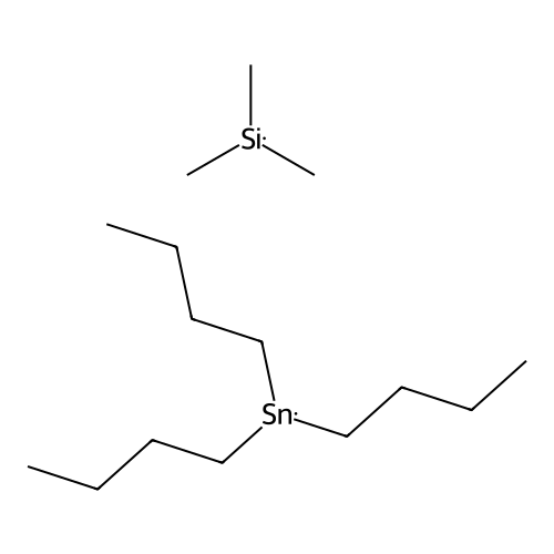 三甲基硅基三丁基锡 structure