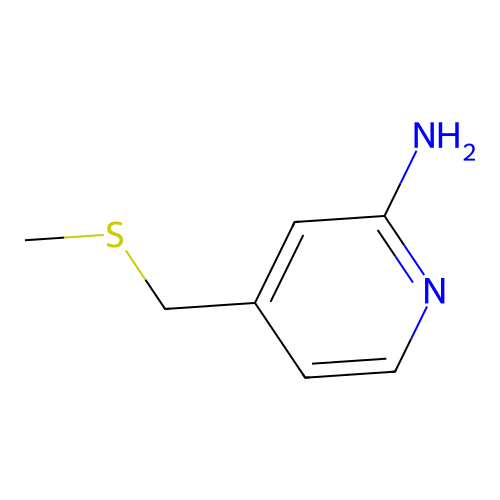 4-((Methylthio)methyl)pyridin-2-amine structure
