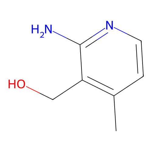 (2-Amino-4-methylpyridin-3-yl)methanol structure