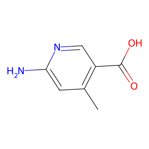 6-Amino-4-methylnicotinic acid structure