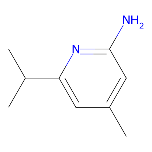 6-Isopropyl-4-methylpyridin-2-amine structure