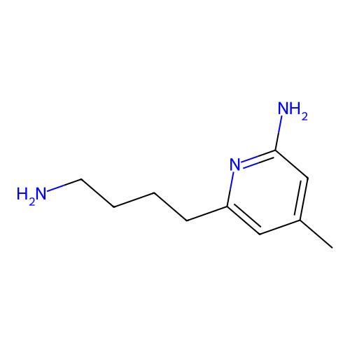 6-amino-4-methyl-2-Pyridinebutanamine structure