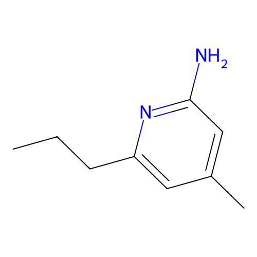 4-Methyl-6-propylpyridin-2-amine structure