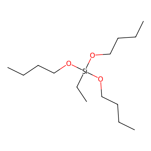 Ethyltributoxysilane structure