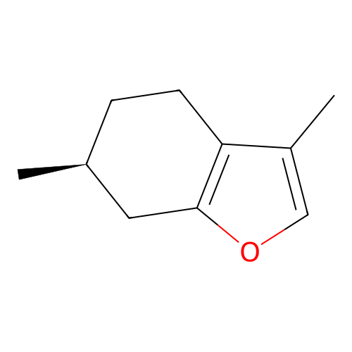 (-)-Menthofuran structure