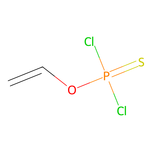 Dichloro-ethenoxy-sulfanylidene-lambda5-phosphane structure