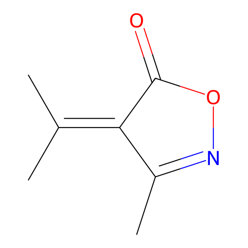 4-Isopropylidene-3-methyl-4h-isoxazol-5-one structure