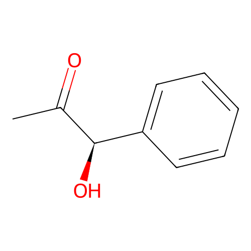 Phenylacetylcarbinol, (-)- structure