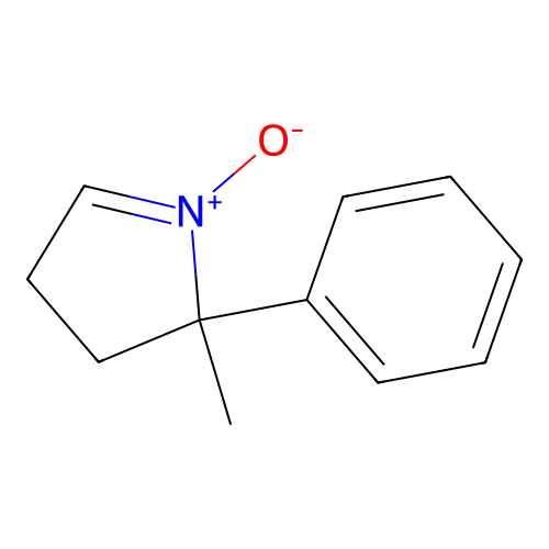 5-Methyl-5-phenyl-1-pyrroline N-Oxide structure