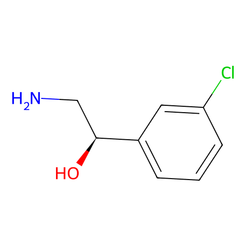 (R)-2-Amino-1-(3-chlorophenyl)ethanol structure