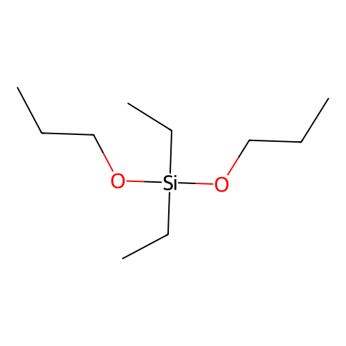 Dipropyloxydiethylsilane structure