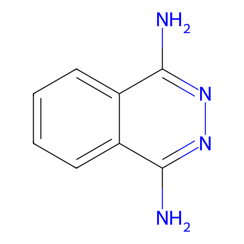 酞嗪-1,4-二胺 structure