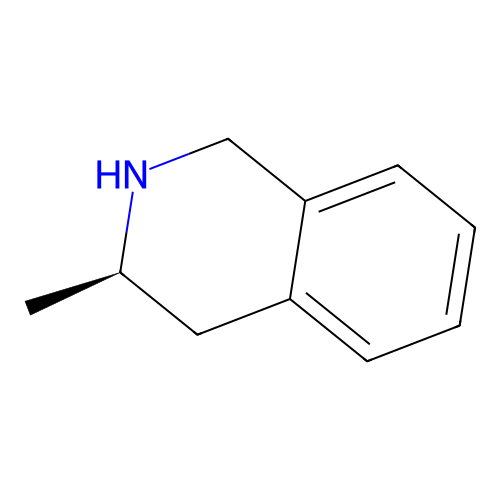 (3R)-3-methyl-1,2,3,4-tetrahydroisoquinoline structure