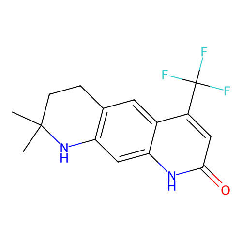 8,8-Dimethyl-4-trifluoromethyl-6,7,8,9-tetrahydro-1H-pyrido[3,2-g]quinolin-2-one structure