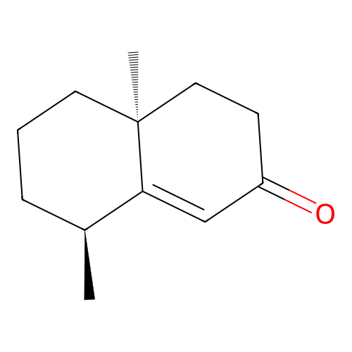 trans-6,10-Dimethyl-bicyclo[4.4.0]dec-1-en-3-one structure