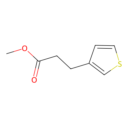 Methyl 3-(thiophen-3-yl)propanoate structure